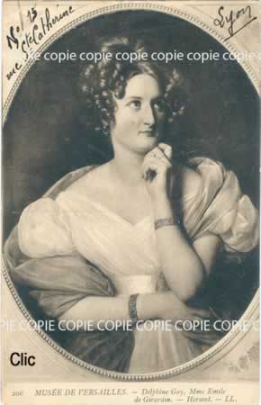 Cartes postales anciennes Tableau Sculpture Portrait Femme