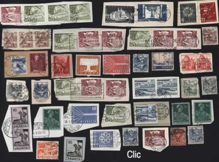 Lots de timbres Suisse